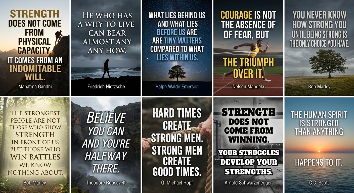 short quotes about strength